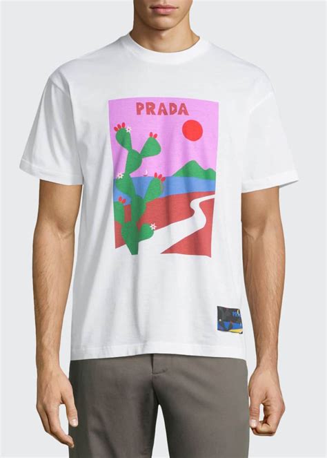 prada cactus print shirt mens|Prada Cactus Desert Logo T.